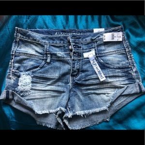 Wet Seal Almost Famous High-Waisted Shorts